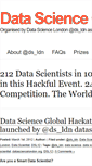 Mobile Screenshot of datasciencehackathon.com